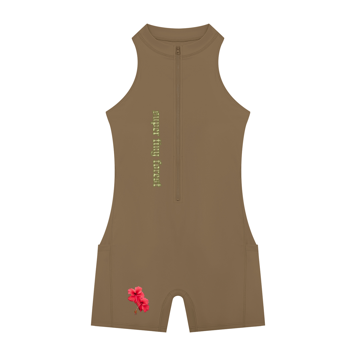 Women’s Quarter-Zip Yoga Romper