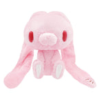 Peluche de conejo multiusos de tamaño de bolsillo sentado (rosa)