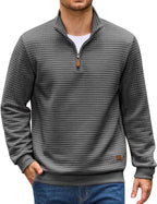 Quarter Zip Pullover Sweatshirts 1/4 Zip Long Sleeve Sweater