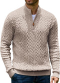 Quarter Zip Pullover Sweater