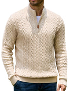 Quarter Zip Pullover Sweater