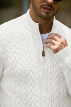 Quarter Zip Pullover Sweater
