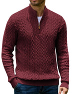 Quarter Zip Pullover Sweater