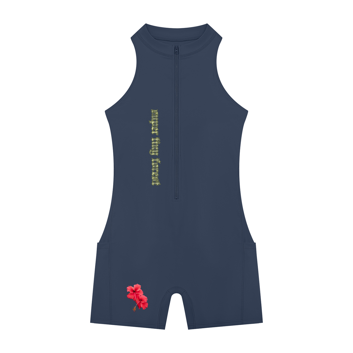 Women’s Quarter-Zip Yoga Romper