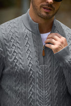 Quarter Zip Pullover Sweater