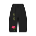 Pantalón Unisex de Pierna Ancha con Textura de Waffle