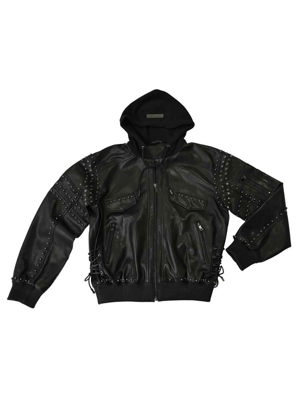 Chaqueta bomber de cuero