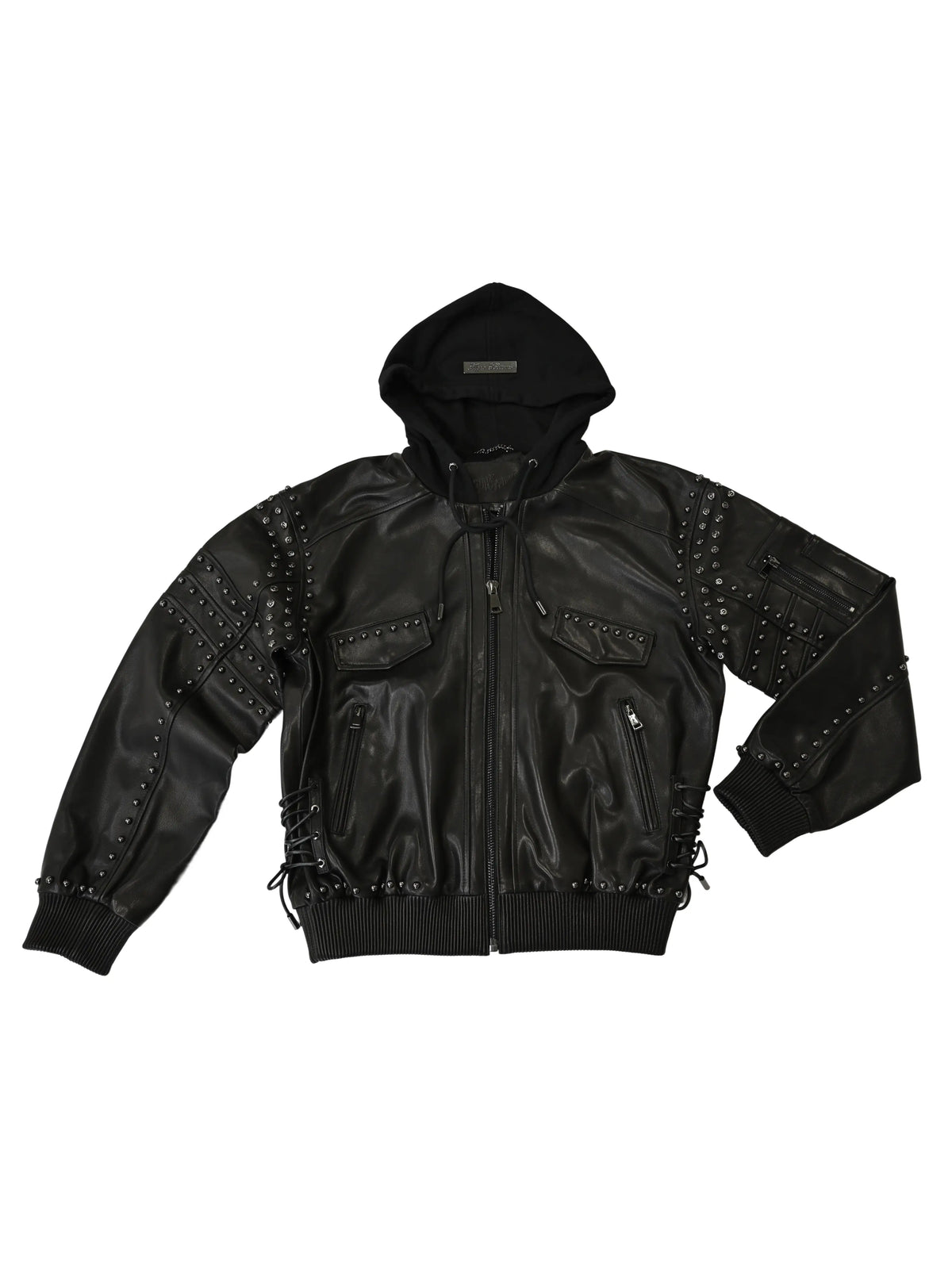 Chaqueta bomber de cuero