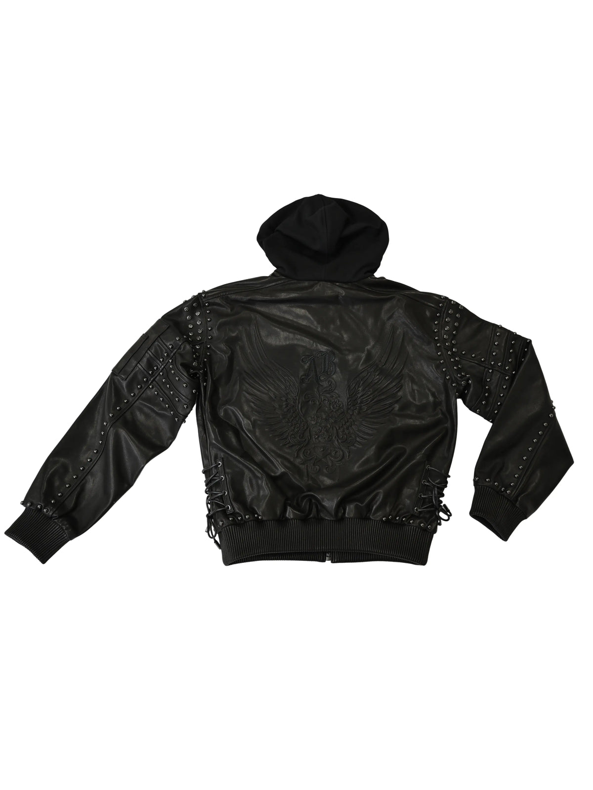 Chaqueta bomber de cuero