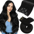 Human Hair Clip in Extension 7Pcs