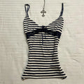 V-neck Stripes Tank Top