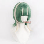 Coolwig Synthetic Hair Guita Hebby Fantasia Cosplay Wigs Gachiakuta Guita Hebby Fantasia Green Mixed Blonde Wig Heat Resistant