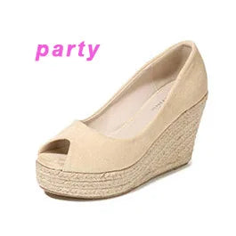 Suede Wedges