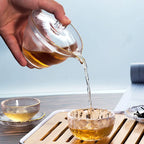 Japanese Style Glass Gaiwan Tea Cup and Lid