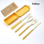 4pcs Portable Tableware Set