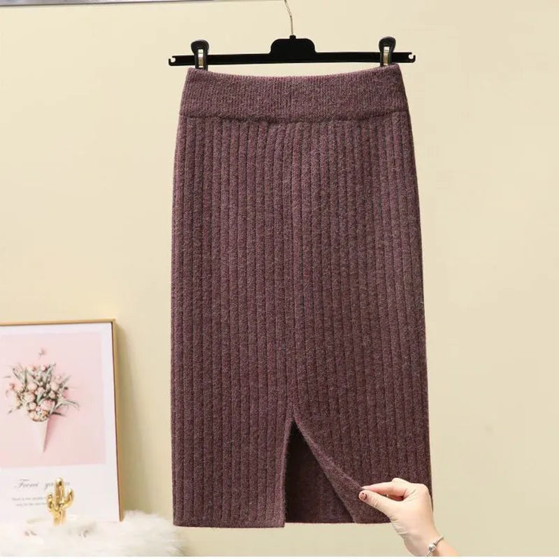 High Waist Pencil Bodycon Skirt