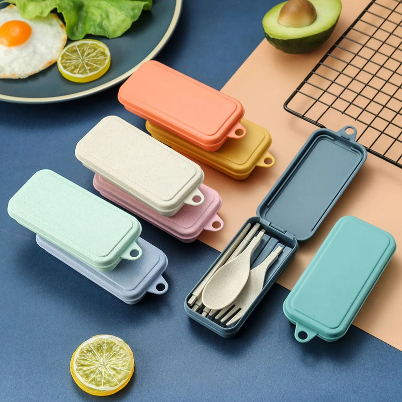 4pcs Portable Tableware Set