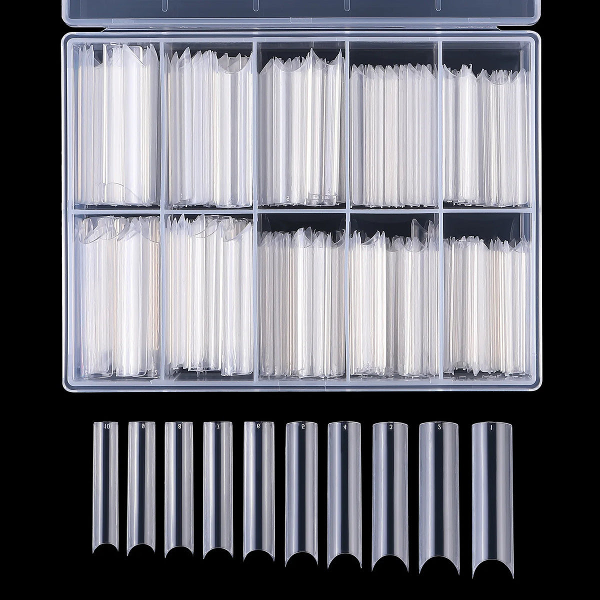 XXL Long Straight Square Shape Tips