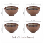 Set of 4pcs Ceramic Bowls
