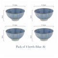 Set of 4pcs Ceramic Bowls
