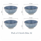 Set of 4pcs Ceramic Bowls