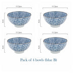 Set of 4pcs Ceramic Bowls