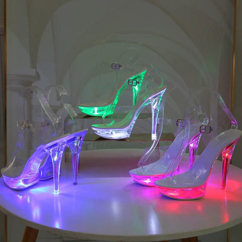 Light Up Platform Heels