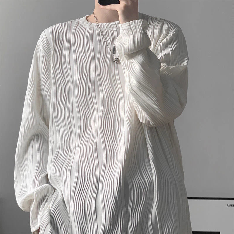 3D Folds Texture Tee