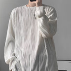 3D Folds Texture Tee