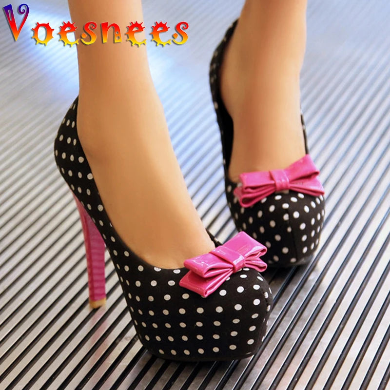 Bow Stiletto Pumps