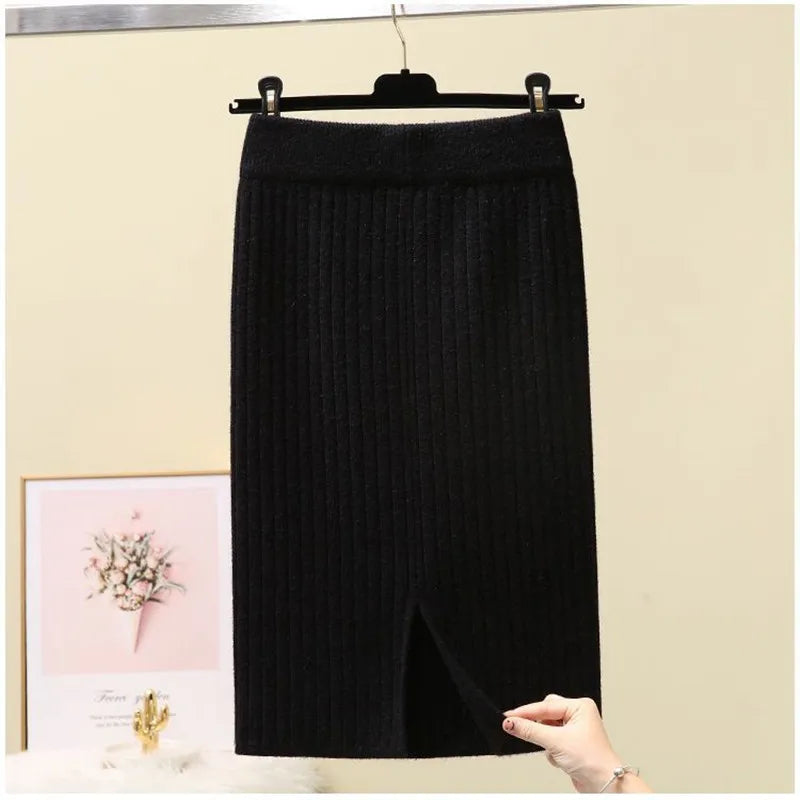 High Waist Pencil Bodycon Skirt