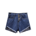 Pantalones cortos de mezclilla estilo A
