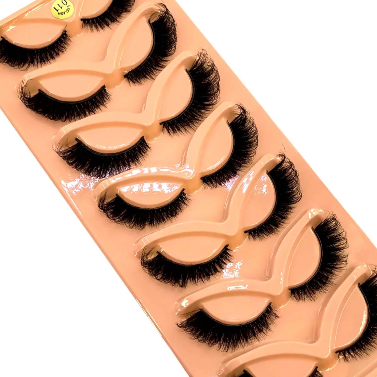 7-Pair 3D Cat Eye Imitation Mink Hair False Eyelash