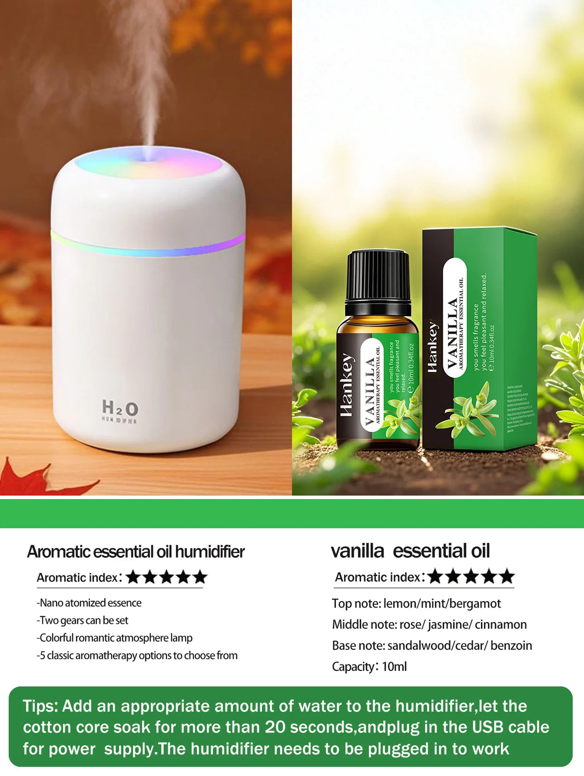 300ml Aromatherapy Diffuser
