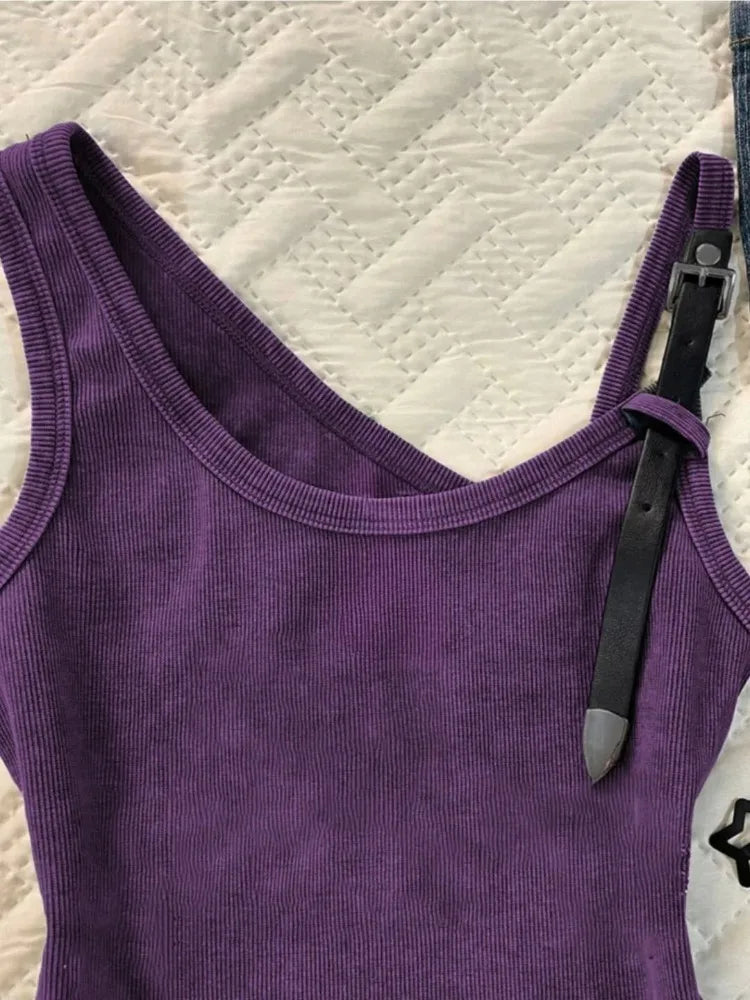 Asymmetrical Strap Top