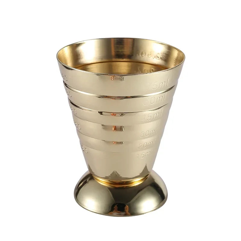 75ml Plated Stainless Steel Measuring Cup