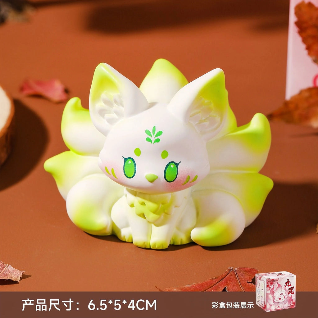 Resin Handicrafts, Nine Tailed Fox Ornaments, Car Ornaments, Desktop Decorations, Cute Figurines, Home Decorations, Gifts