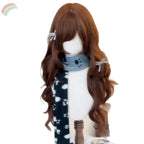 Chocolate Brown Wig with Bangs