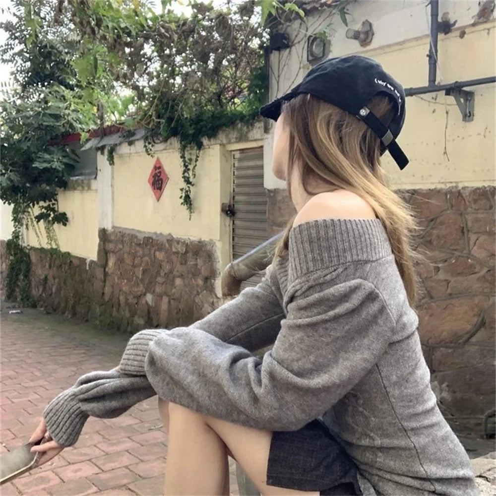 V-neck Knitted Top