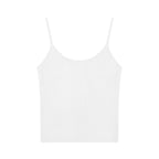 RE Mujer Venda Y2K Crop Tops Cordón Tirantes Tejido Camisola Linda Tank Crop Tops Sólidos Sexy Tops Para Mujer Verano