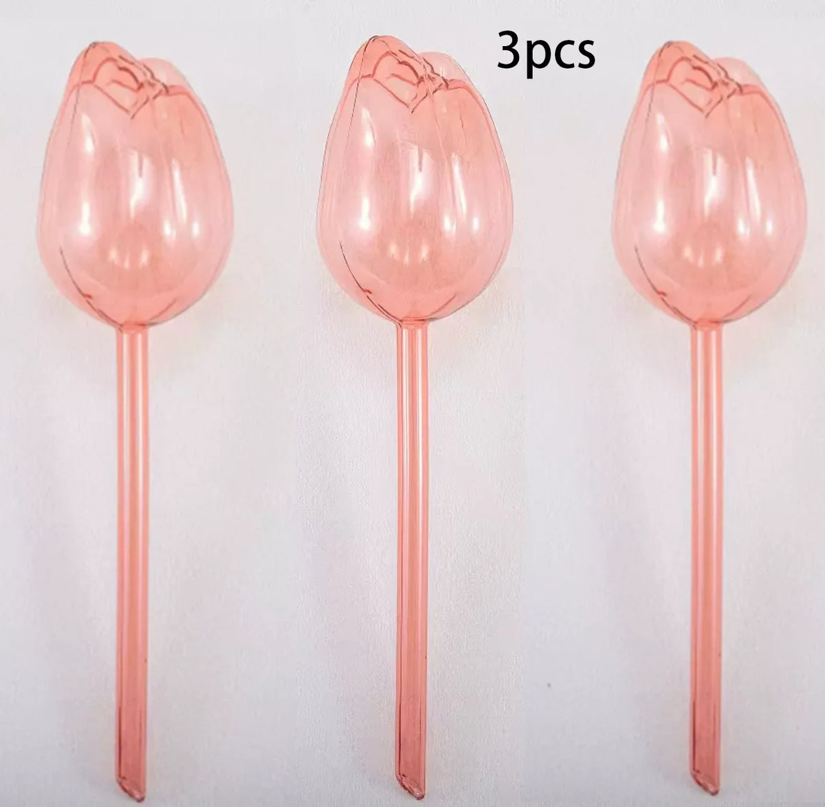 1/3/6/12pcs Automatic Plant Watering Tulip Shape Flower Plant Water Dripper