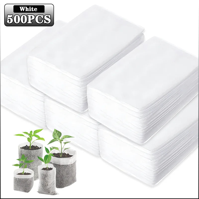 100-1000PCS Biodegradable Seedling Bags