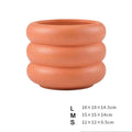 Nordic Ceramic Frosted Flower Pots with Holes