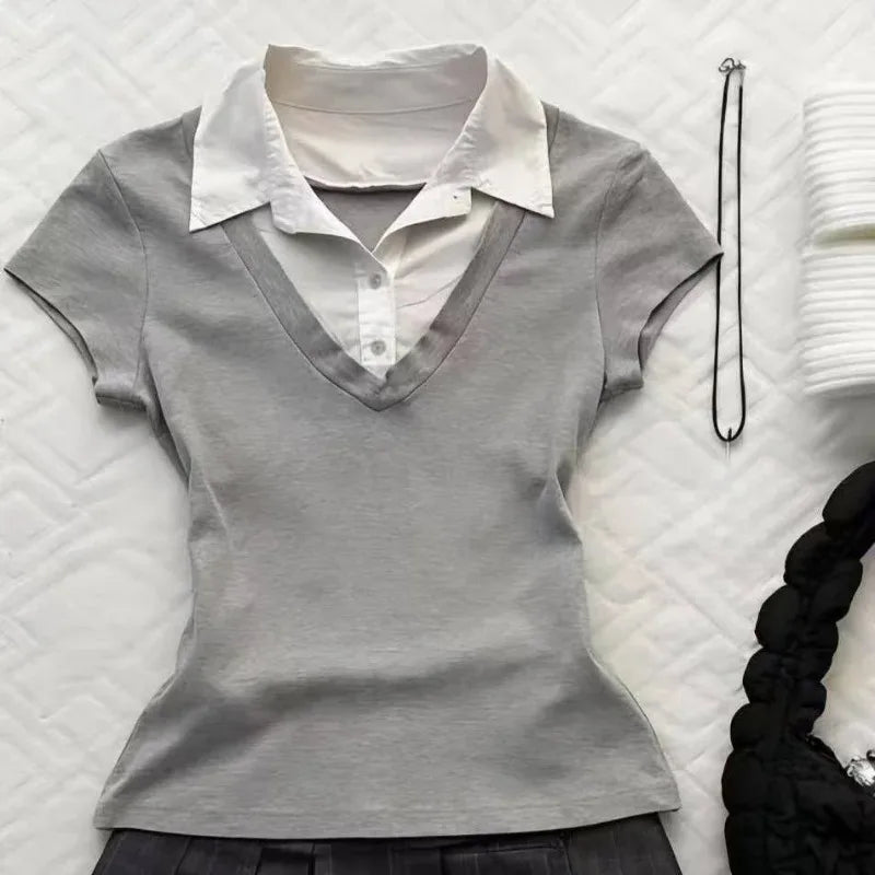 Gothic Y2K Harajuku Blouse