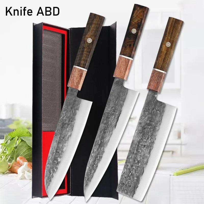 Hand Forged Santoku Knife