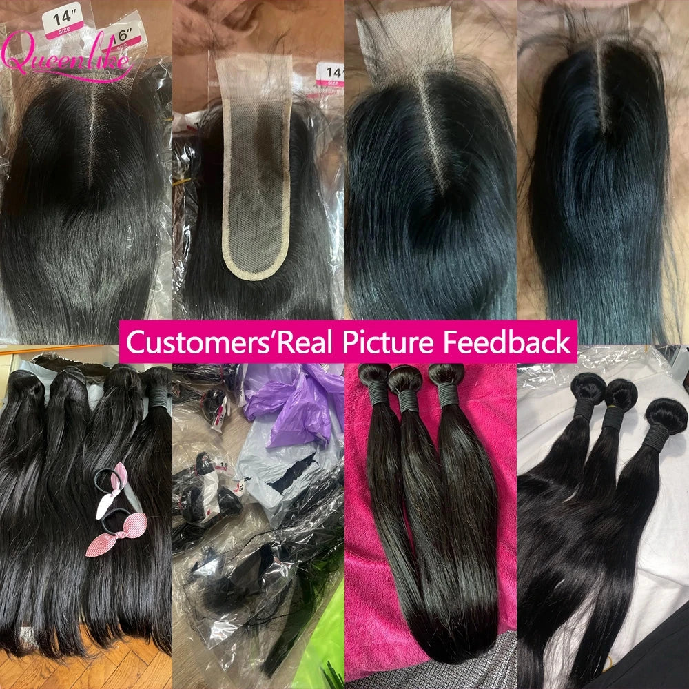 Straight Human Hair Bundles