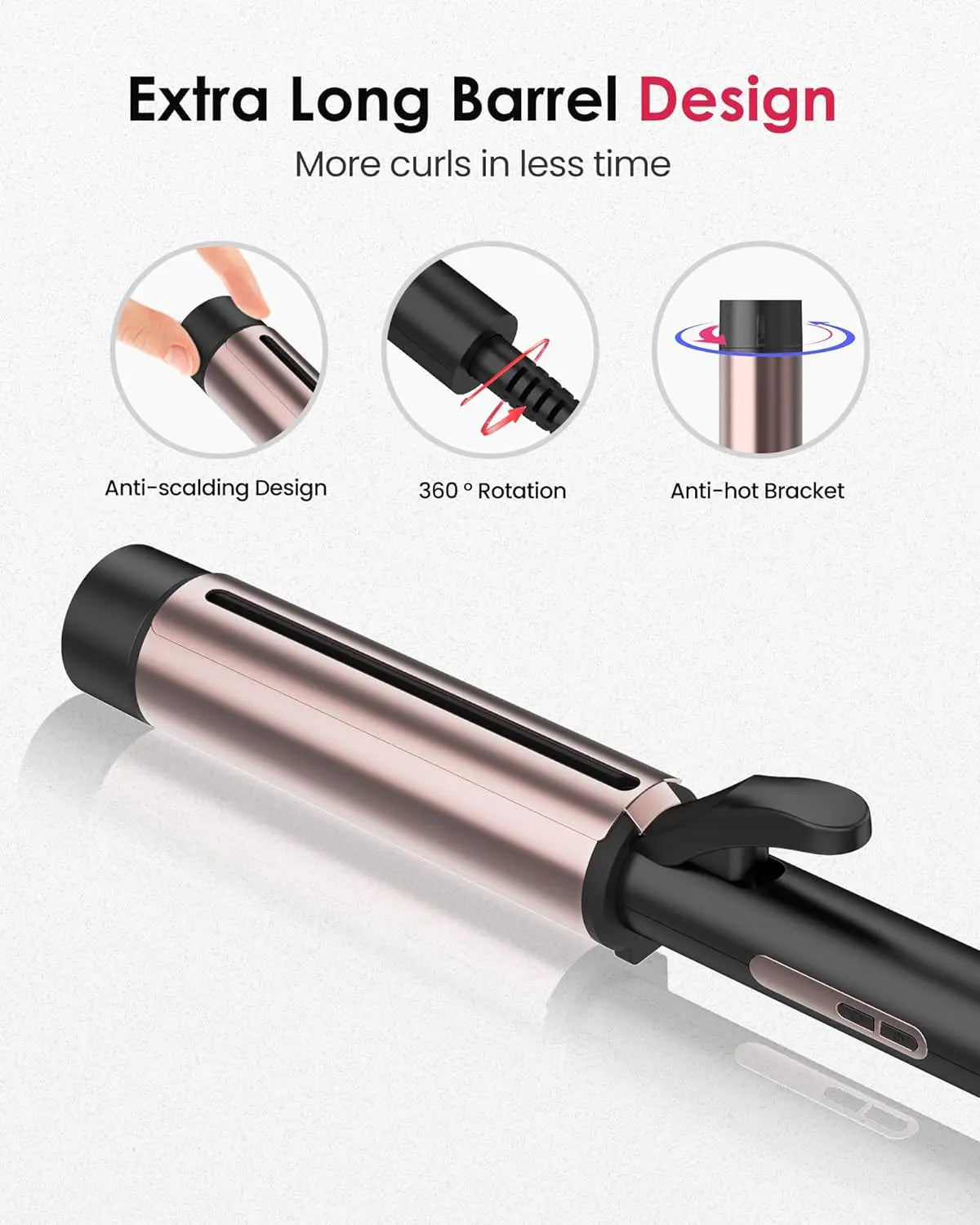 1.5 Inch Extra Large Curling Wand