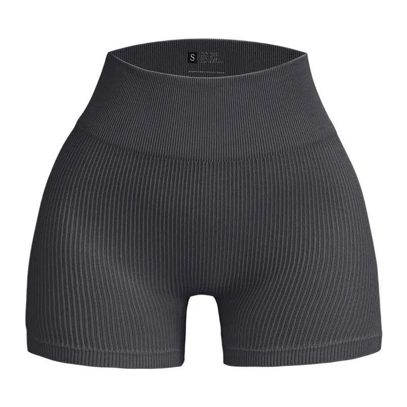 Ribbed Knitted Shorts