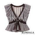 Plaid Balloon Top
