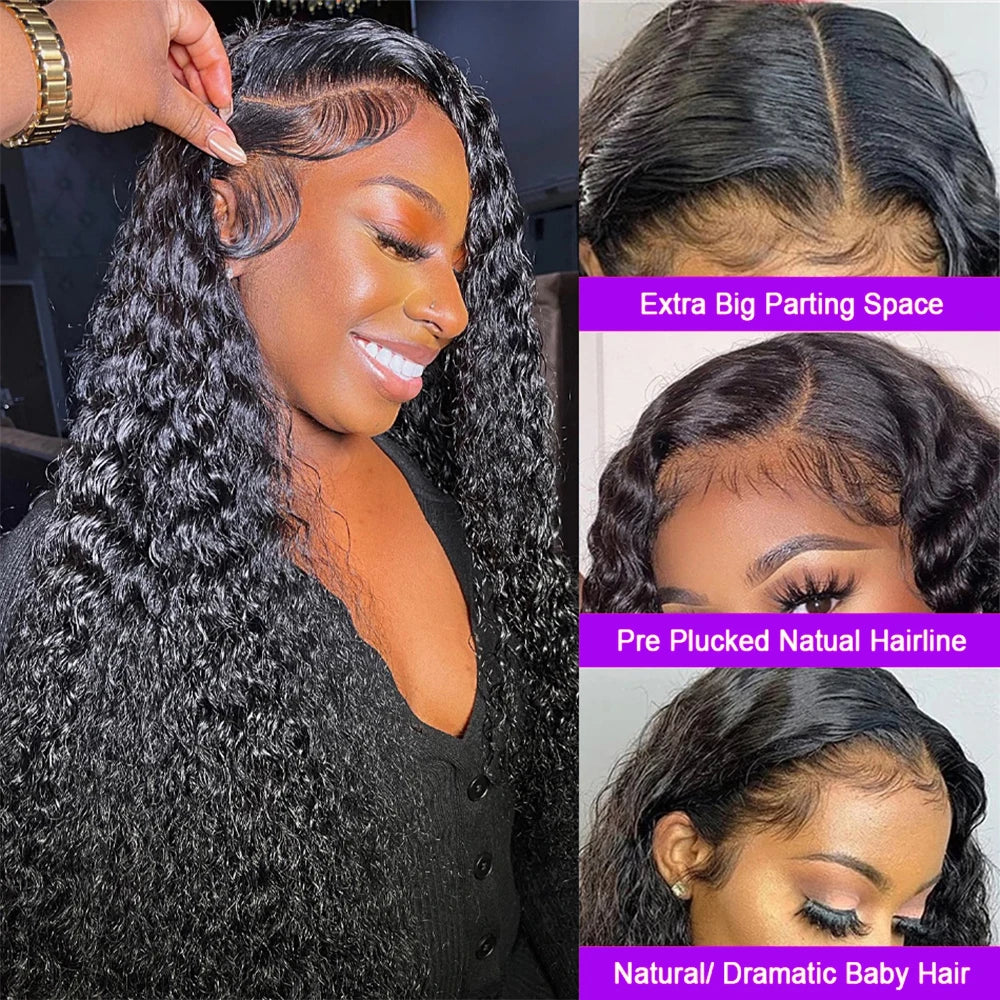 13x4 13x6 HD Transparent Lace Frontal Wig
